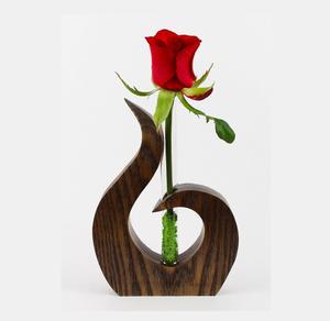 Jarrón de Flores de Madera Moderno de Fabricante Confiable, Adecuado para Hogares Contemporáneos que Buscan un Diseño Limpio, Material Natural - Product Image 4