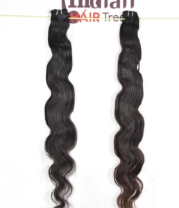 <b>Cheap</b> Bundle black Machine double Naturally wave hair Body wave no processed cuticle aligned Indian Temple Human Hair <b>Extensions</b> - Product Image 5