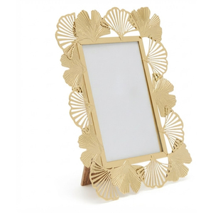Luxury Scallop Shell Metal Photo <b>Frame</b> <b>Gold</b> Vintage Ornate Picture <b>Frame</b> Tabletop Coastal Decor Wedding Gift Wholesale - Product Image 4