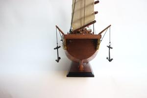 Barco Chino de Madera Hecho a Mano, Modelo de Velero, Arte Antiguo Personalizado, Coleccionable, Temática Oceánica, Decoración de Mesa Independiente - Product Image 2