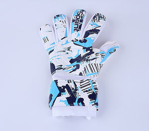 Gants de gardien de but professionnels très demandés, en latex protecteur et nylon tricoté, pour le football. - Product Image 3