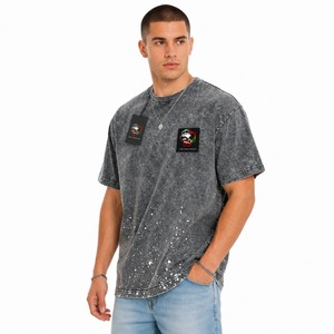 เสื้อยืดพิมพ์ลายซิลค์สกรีนแบบวินเทจสั่งทำพิเศษสำหรับผู้ชาย ผ้าฝ้าย 100% แขนสั้น ระบายอากาศได้ดี ผ้ากันยับ - Product Image 3