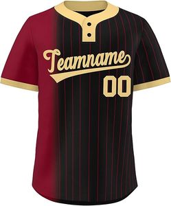 Camiseta de Béisbol de Poliéster/Algodón Suave y Duradera, de Secado Rápido, Personalizable con Nombre de Equipo y Jugador, Unisex para Adultos, para Todas las Temporadas - Product Image 2