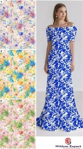Custom Soft Polyester Digital Printed Fabric Manufacturer Lightweight Fashion Textile for Garments Dresses Home Decor - Product Image 2