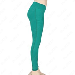 Blaze Fight Wear Leggings de yoga solides OEM Vente en gros Pantalon de survêtement respirant de grande taille évacuant la sueur Conception de taille élastique sexy - Product Image 5