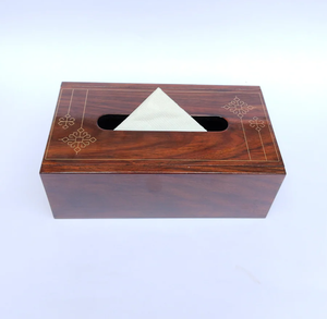 Wooden Tissue Holder Custom Made Elegant Design Natural Finish Durable Eco-friendly Modern Home dining Table use - Product Image 6