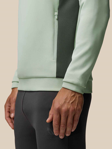 Sudadera con Capucha para Hombre, Color Verde Salvia, Manga Larga, Felpa Francesa, Corte Ajustado, Transpirable, Informal, para Otoño, con Bolsillo Frontal, Tejido de Punto - Product Image 5