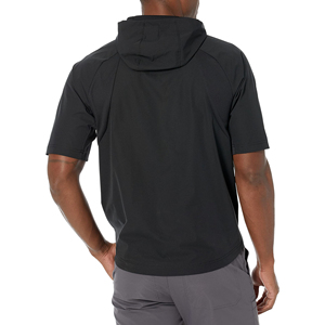Veste Cage avec col montant et logo frontal, maille respirante, légère et confortable, séchage rapide, veste pour homme écologique - Product Image 3