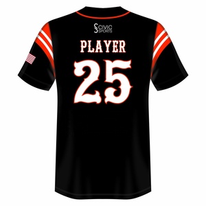 Vente en gros de maillots de baseball sublimation personnalisés de qualité supérieure uniformes de baseball - Product Image 2