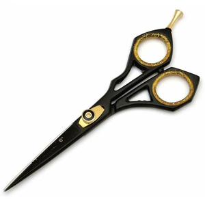Kit de coiffure professionnel pour barbier avec ciseaux, peigne, cape, rasoir et accessoires de coiffage - Product Image 2