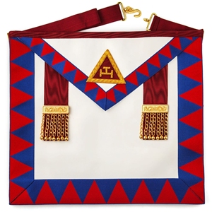 Compre delantal masónico Royal Arch Grand Chapter con bordado de hilo metálico de primera calidad del Reino Unido, delantal de logia personalizado. - Product Image 5