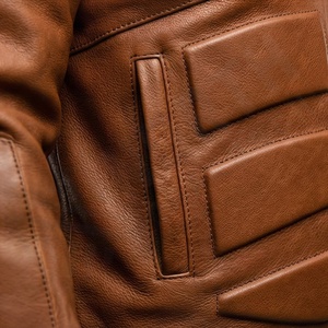 Veste de moto en cuir véritable pour homme de qualité supérieure, nouvelle arrivée, vestes de moto d'hiver, protections amovibles, personnalisables - Product Image 5