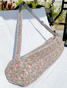 Sacs de yoga en coton matelassé, sacs de sport multifonctionnels, sacs de voyage à fermeture éclair, sacs de rangement design - Product Image 4