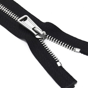 Open-end Bright Gunmetal Y-tooth Luggage Metal <b>Zipper</b> 80cm No.5 Metal <b>Zipper</b> - Product Image 5