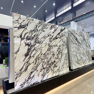 Panel de Piedra de Calcita Blanca Natural, Gran Formato, Pulido con Chorro de Agua, para Cocina, Baño, Villa, Hotel - Product Image 2