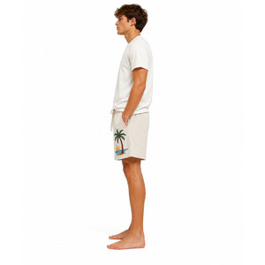 Shorts de Playa Casuales de Poliéster para Hombre, 5 Pulgadas de Entrepierna, Ecológicos, Premium, Cintura Media, Cierre con Cordón - Product Image 5