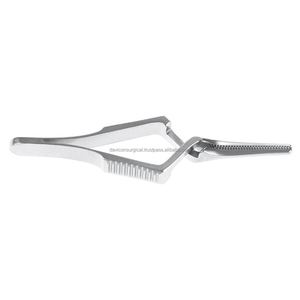 Pince chirurgicale vasculaire DeBakey Bulldog à action croisée droite 7,5 cm avec pointes de 2 cm en acier inoxydable - Product Image 4