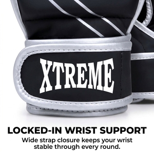 Gants de MMA en gros, réglables, avec sangle de poignet, pour arts martiaux, compétition, équipement de combat, vêtements de sport en cuir PU - Product Image 2