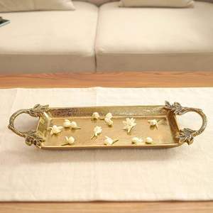 Rectangle Household <b>Tray</b> Coffee Bread And <b>Snack</b> Serving <b>Tray</b> for Home At Best Price - Product Image 3