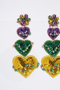Elegantes pendientes indios hechos a mano con cuentas de semillas multicolor, joyería étnica para fiestas al mejor precio. - Product Image 2