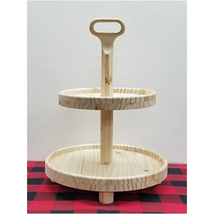 On Budget Wooden <b>Cake</b> <b>Stand</b> Affordable Wooden <b>Cake</b> <b>Stand</b> Fruit <b>Stand</b> <b>Cake</b> <b>Stand</b> Dessert Serving Display Tableware Use - Product Image 5