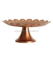 Nouveauté piédestal américain gâteau support pièce maîtresse métal miroir gâteau support anti-dérapant occasionnel fournitures Dessert affichage