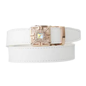 Offre Spéciale nouveau design dame robe ceinture en cuir taille personnalisée ceintures femmes ceintures en cuir véritable