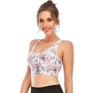 Soutien-gorge de sport sexy à dos nu pour femme, coupe ajustée, idéal pour le yoga, le fitness et la course à pied, avec logo personnalisé – Nouvelle collection très prisée - Product Image 1