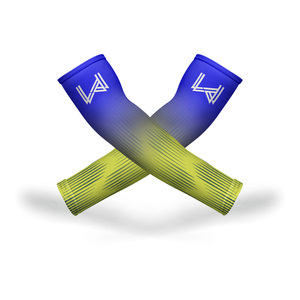 Mangas de Compresión Deportivas Largas para Hombre con Estampado por Transferencia Térmica, Soporte para Brazos, Tejido de Poliéster Transpirable para Gimnasio y Correr - Product Image 4