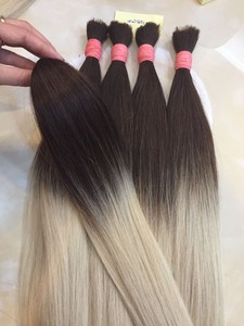 Extensiones de cabello humano más vendidas, suave y sedoso liso color rubio, precio directo de fábrica al por mayor - Product Image 3