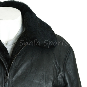Solid Color <b>Men</b> <b>Jacket</b> in Genuine Leather with Zip Closure Wholesale Price Real Leather Made <b>Men</b> <b>Jacket</b> for Apparel - Product Image 3