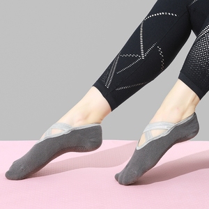 Non Slip Yoga <b>Socks</b> For Women With Grip Sole Cotton Bamboo Fiber No Show Anti Slip Indoor Sports Barre Pilates <b>Socks</b> - Product Image 4