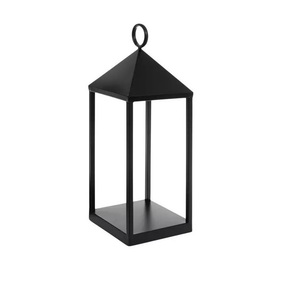 Exclusive Home Decorative Modern Looking Metal Candle <b>Lantern</b> In <b>Black</b> Finished Centerpiece For Wedding & Outdoor Decor - Product Image 5