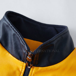 Vestes de moto pour hommes de haute qualité, faible MOQ, design unique, contraste de couleurs, veste de moto pour hommes - Product Image 4