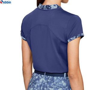 Polo de golf de manga corta de poliéster para mujer, oferta especial de verano, polo personalizado con bordado, uniforme, sublimación, top corto para mujer - Product Image 4