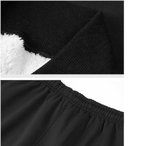 Conjunto Deportivo para Hombre 2026, Manga Larga, Cierre de Cremallera, Transpirable, Chaqueta con Capucha y Pantalones, Informal, para Invierno, Fitness, Running, Jogging, Tejido de Punto - Product Image 4