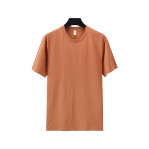 เสื้อยืดผู้ชายผ้าฝ้ายเนื้อดี GSM สูง ทรงโอเวอร์ไซส์ คอกลม  ไม่มีลาย สกรีนโลโก้ได้ สำหรับแบรนด์สตรีทแวร์ - Product Image 3