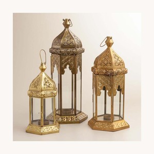 Lanterne décorative en métal de qualité supérieure, nouvelle arrivée, élégante, porte-bougie personnalisé, accent de luxe pour la maison, lanterne de mariage - Product Image 4