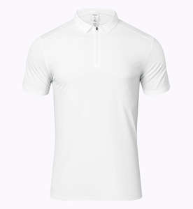 Camiseta Polo Deportiva Antibacteriana 5A con Sensación Fresca para Primavera/Verano, Tela de Poliéster a Rayas - Product Image 5