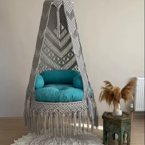 Hanging chair, Macrame <b>swing</b>, hängesessel, <b>Swing</b> chair, Rocking Chair, Crochet, Macrame <b>swing</b> chair - Product Image 1