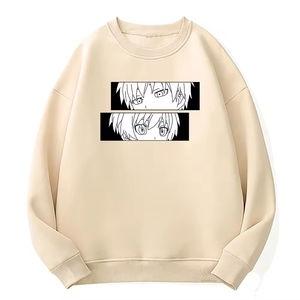 Sudadera de Manga Larga para Hombre, Cuello Redondo, 100% Algodón, Antiarrugas, Transpirable, de Secado Rápido, Antipilling, Ecológica, con Estampado - Product Image 5