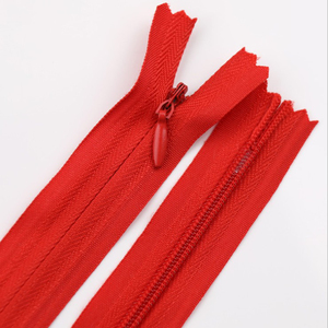Fabrication 3 #   5 #   Fermeture éclair en nylon écologique à extrémités ouvertes, fermeture éclair invisible colorée pour vêtements, pantalons ou textiles de maison - Product Image 5
