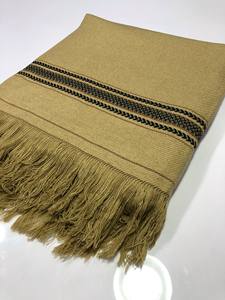 Châle Hazroo en laine, uni, long, traditionnel, tissé à la main, chaud, pour l'hiver, pour hommes, tissu doux, usage formel et décontracté - Product Image 3