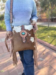 Latest Unique Designer Hand Tooled Carving Handbag Real Cowhide Leather <b>Fringe</b> Bohemian Bags Hot Selling Bags for Women - Product Image 4