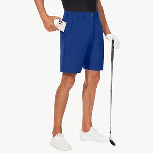 Nouveaux shorts de golf pour hommes, design tendance, décontractés, avec plusieurs poches, fermeture éclair, anti-plis, durables, collection été. - Product Image 4