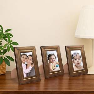 Cadre photo en bois sur mesure, texture bois, orné, fait main, pour table ou mur - Product Image 5