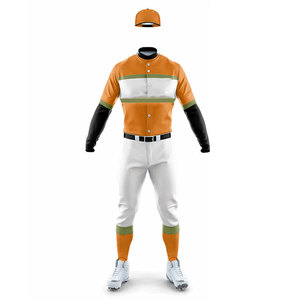 Tenue de baseball personnalisée avec nom et numéros d'équipe, logo sur mesure, uniforme d'entraînement sportif personnalisé, uniforme vierge personnalisable - Product Image 2