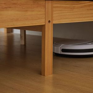 Solid Wood Platform Bed Frame with Natural Headboard Full Size Handcrafted Wooden Beds - Product Image 5