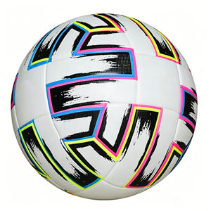 High Quality Thermal Bonded <b>Machine</b> Stitched Soccer Ball Official Size Microfiber <b>Laminated</b> Durable Wear Resistant Footballs - Product Image 1