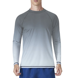 Talla 3XL para que encuentres la talla perfecta. Rashguard UPF con cuello redondo y aberturas en los brazos que añaden calidad y resistencia adicionales. Tallas para hombre hasta la talla 3XL. - Product Image 5